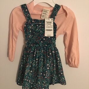 First Impression Baby Girl 2 Pc Dress Set